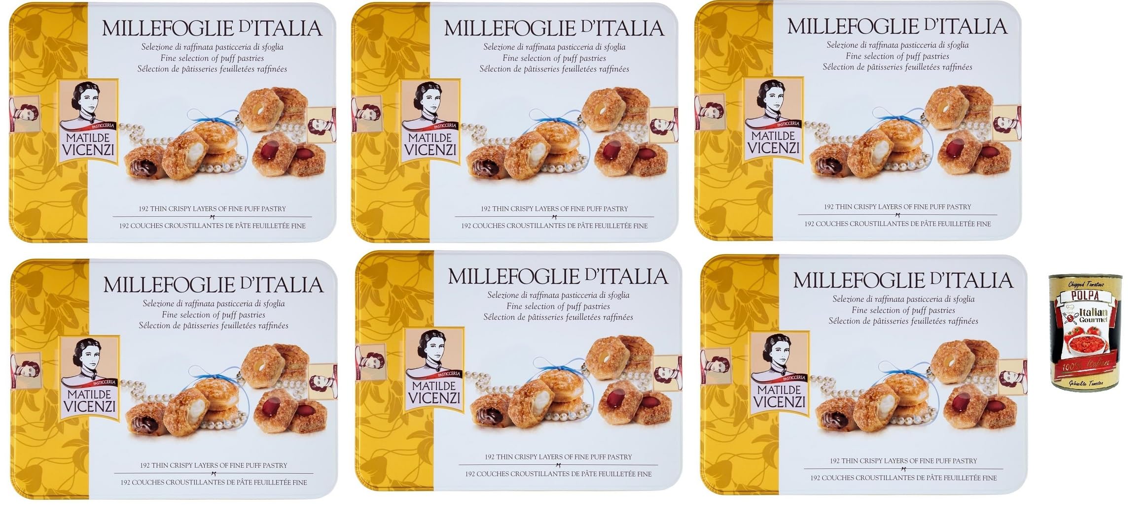 Italian Gourmet Millefoglie di Matilde sfogliatine Blätterteig 6 x 375g