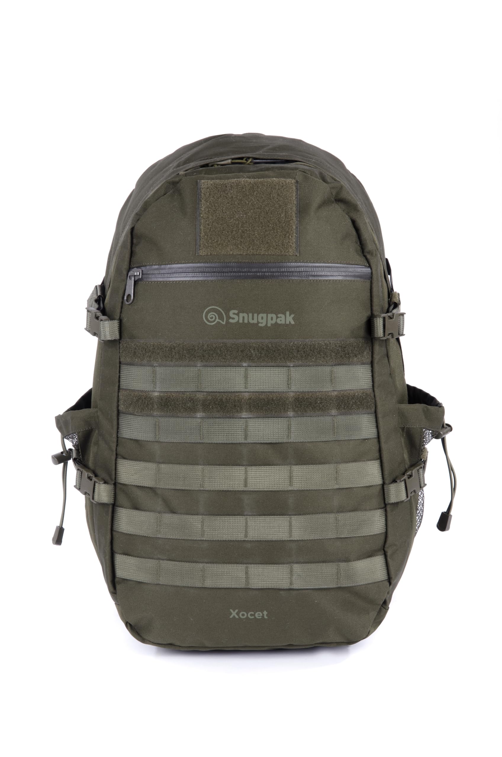 Snugpak Xocet WGTE 35L Tactical Backpack - MOLLE Compatible Military Rucksack with 600D Nylon, Ventilated Back, Adjustable Shoulder Straps & Multiple Compartments - Olive