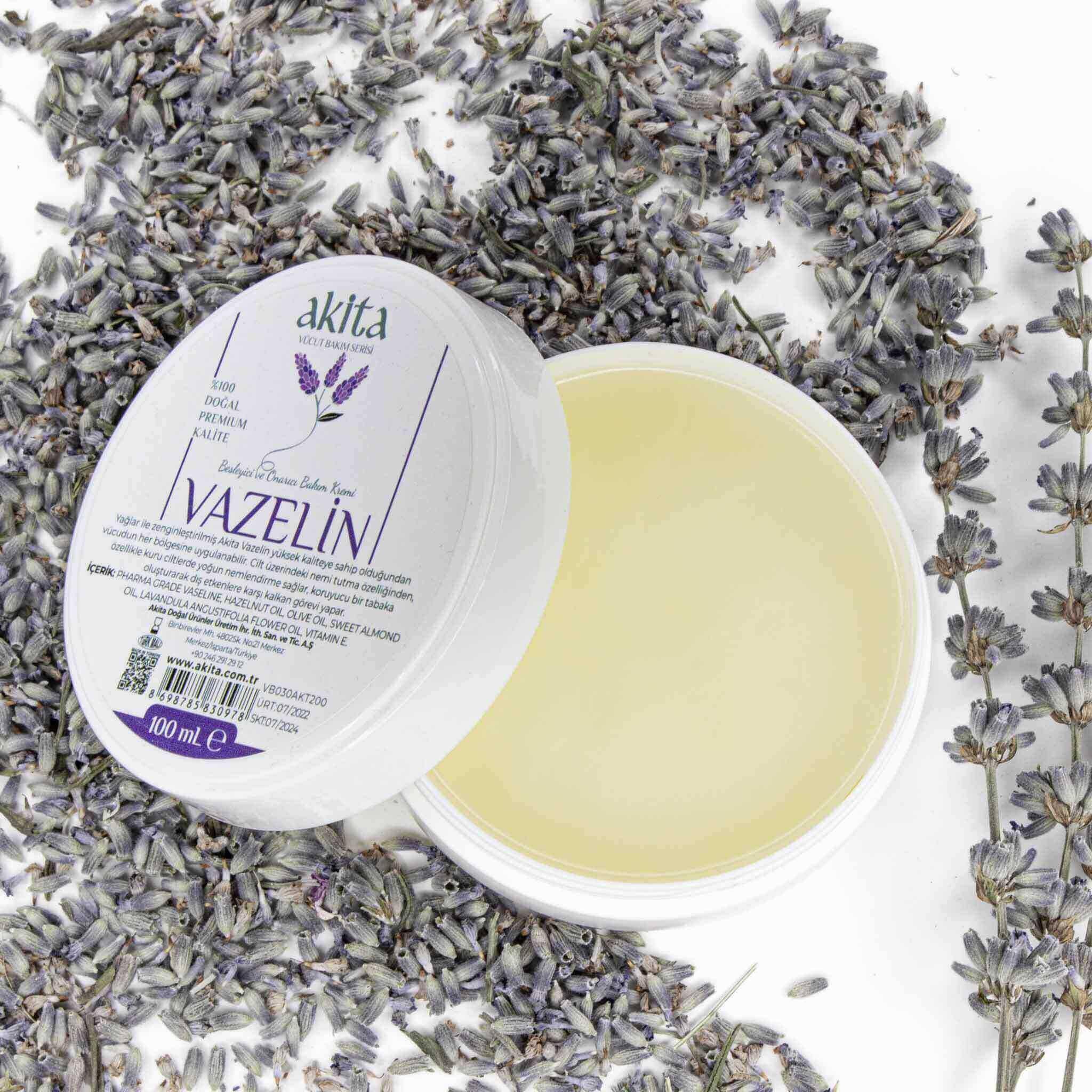 Akita Onarıcı Ve Besleyici Vazelin Lavanta 100mL
