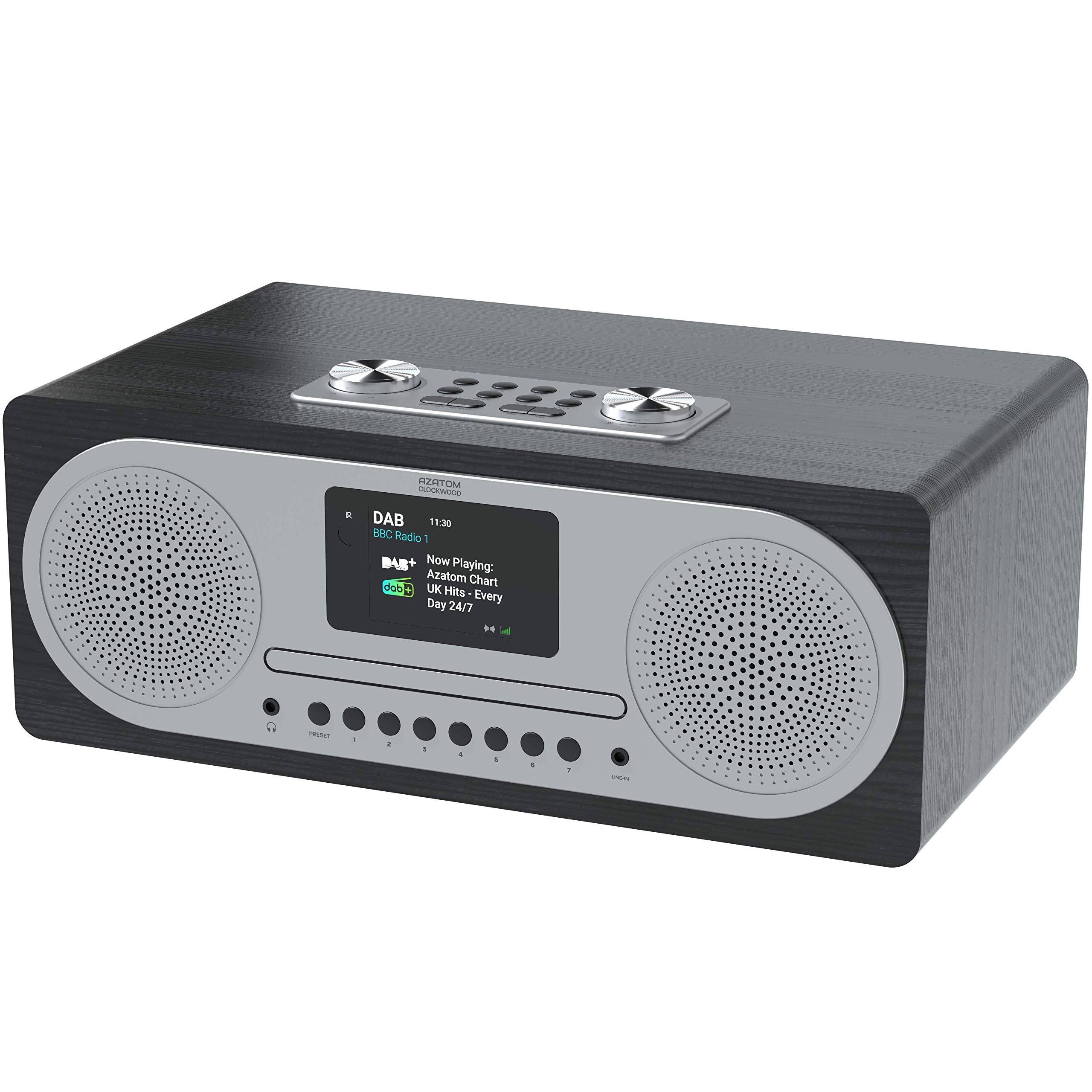AZATOM CL100X DAB DAB+ FM Radio Stereo HiFi Speaker System & CD Player