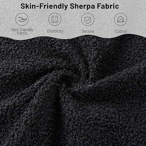 Miniatura 6 de Furniliving Boucle - Silla decorativa para sala de estar, silla de lectura tapizada con respaldo alto, sillón con respaldo alado con botones