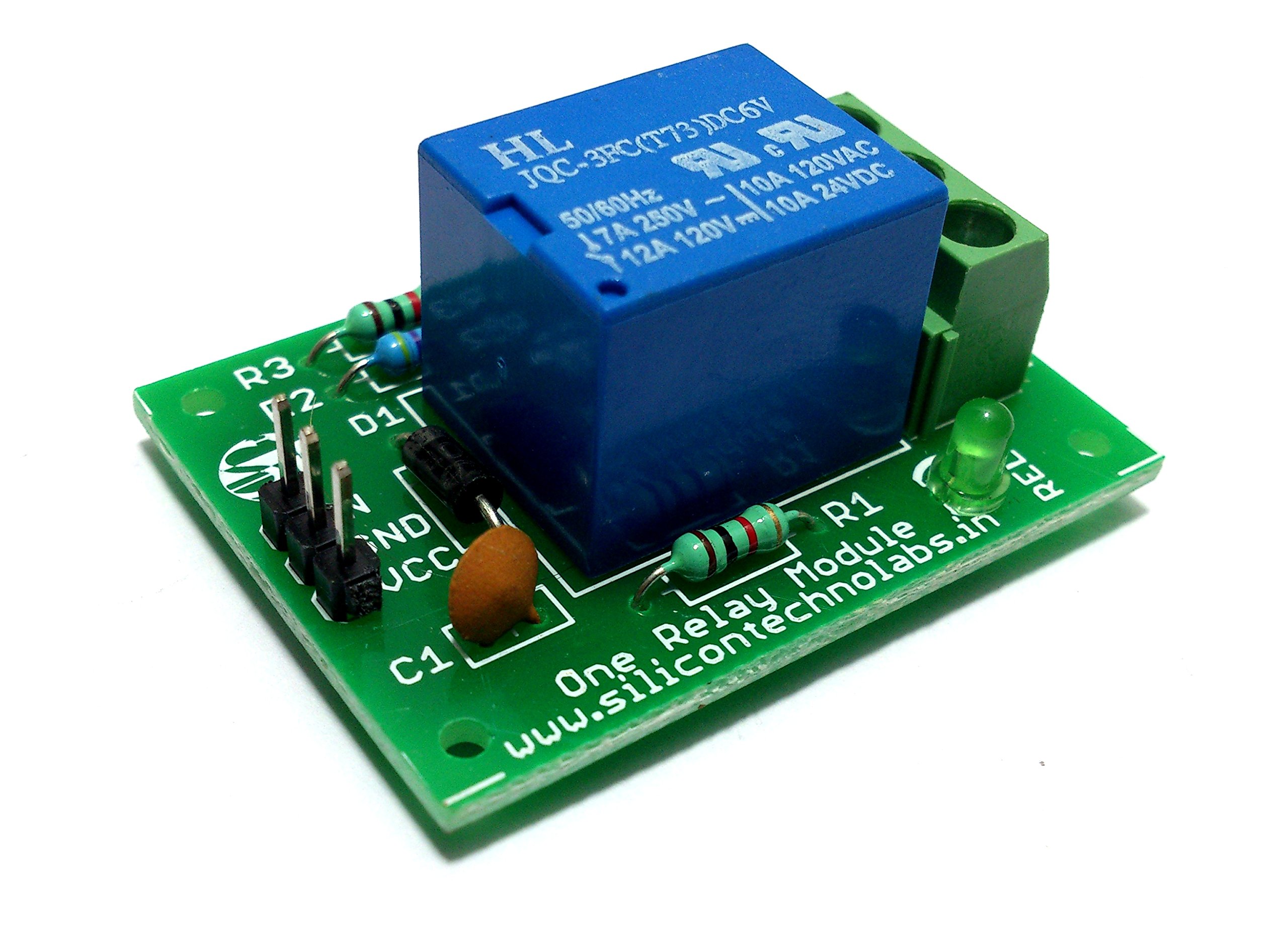 Silicon TechnoLabs 5V Single Channel Relay Module for AVR,PIC,ARM7,8051,Raspberry pi