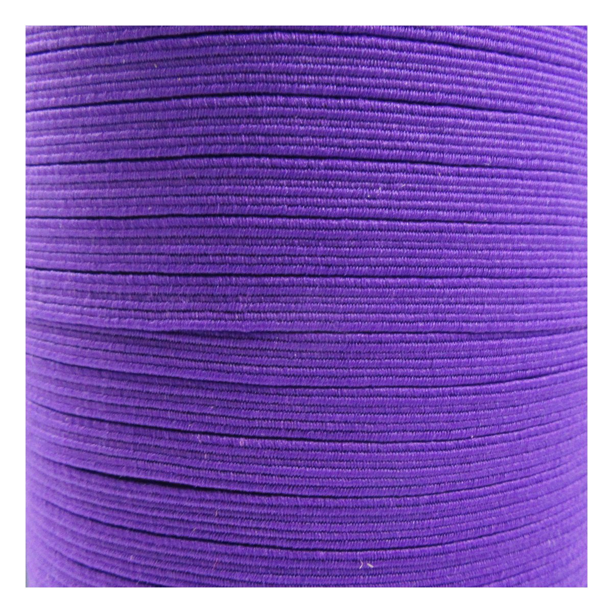 Beads4crafts 6mm COLOURED FLAT ELASTIC TRIM *22 COLOURS* CORD TRIMMING STRETCHY RIBBON (5 Metres, Purple (H3067))