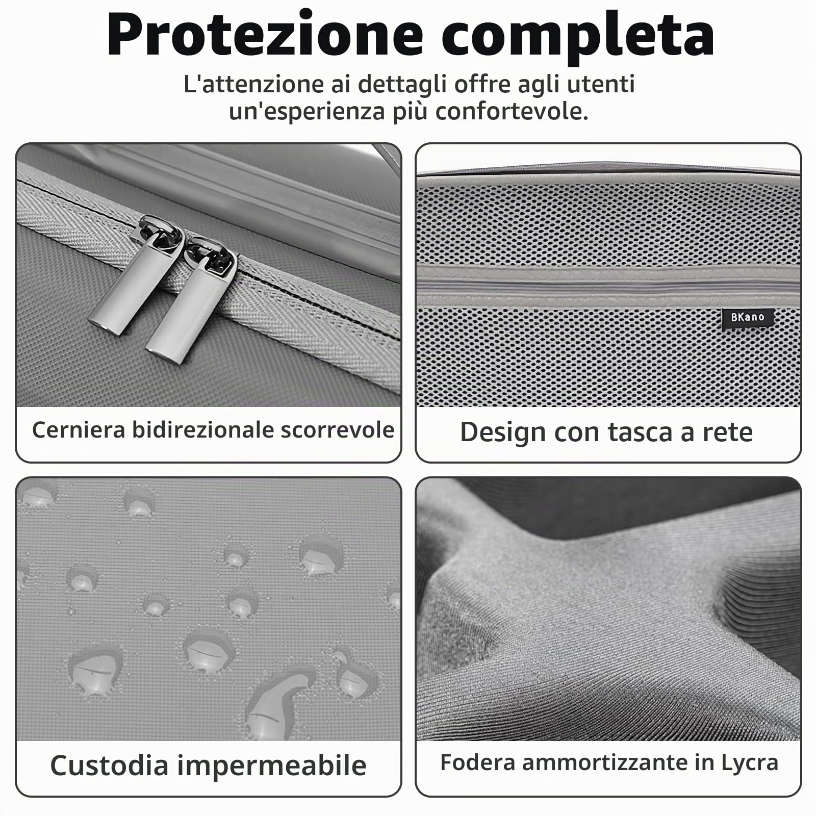 DJI Neo Custodia impermeabile per DJI NEO Motion Fly More Combo Custodia rigida in PU per DJI Neo/DJI Goggles N3/DJI RC Motion 3/Batteria Concentratore di Ricarica e Accessori