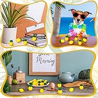 Vista 3 de 50 piezas de mini piñas de resina, pequeñas figuras de piña, decoración de frutas en miniatura falsas, lindo adorno de fruta artificial