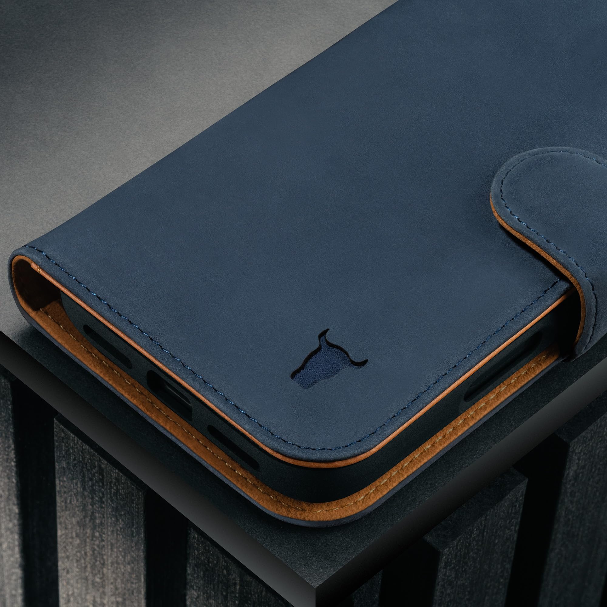 TORRO leren hoesje compatibel met iPhone 17 Pro Max 6,9 2025 – Leren bumperhoesje met afneembare portemonneehoes met standaard en kaartsleuven ( compatibel met officiële MagSafe-laders) (Nubuckbruin