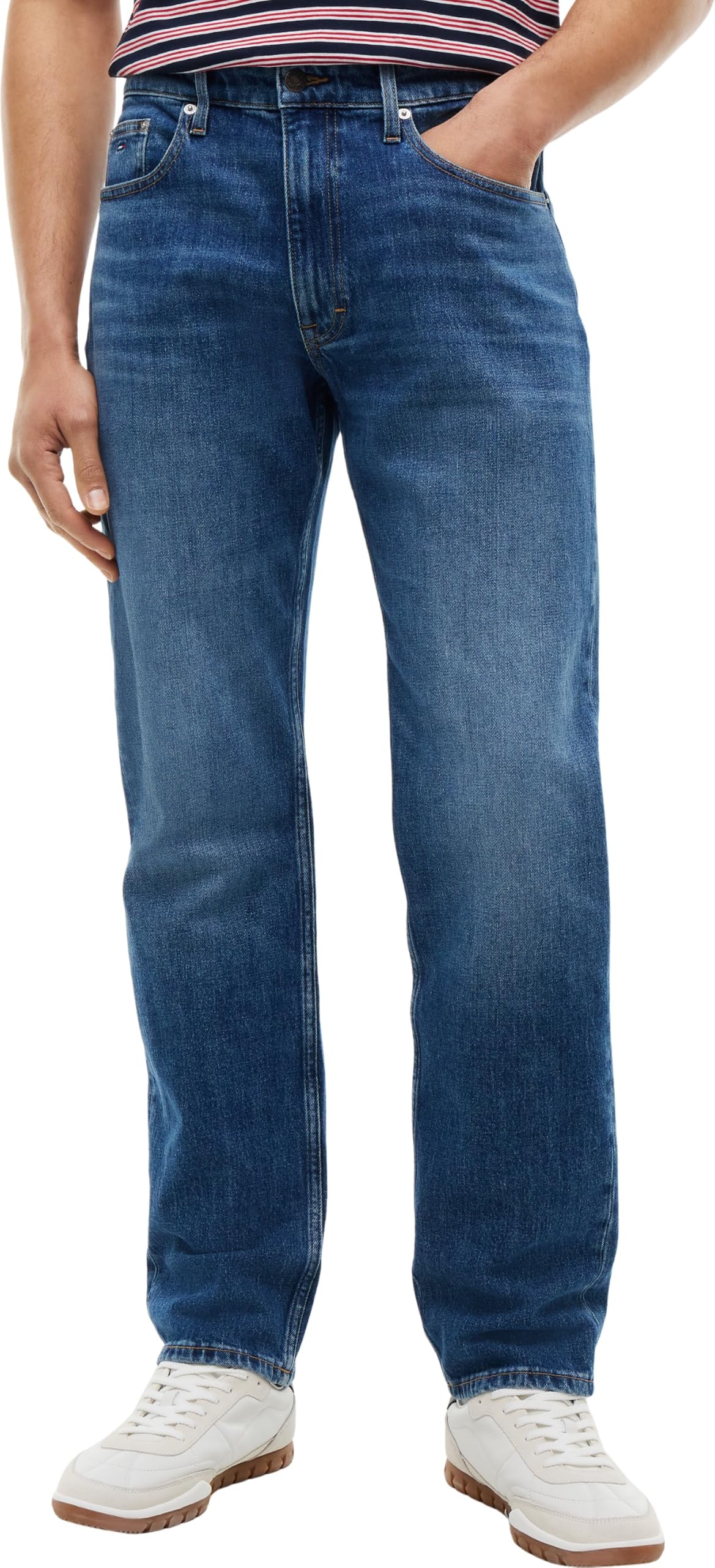Tommy Jeans Ryan Slim Straight Bj0155 DM0DM23687 Straight, Denim (Denim Dark), 36W/30L