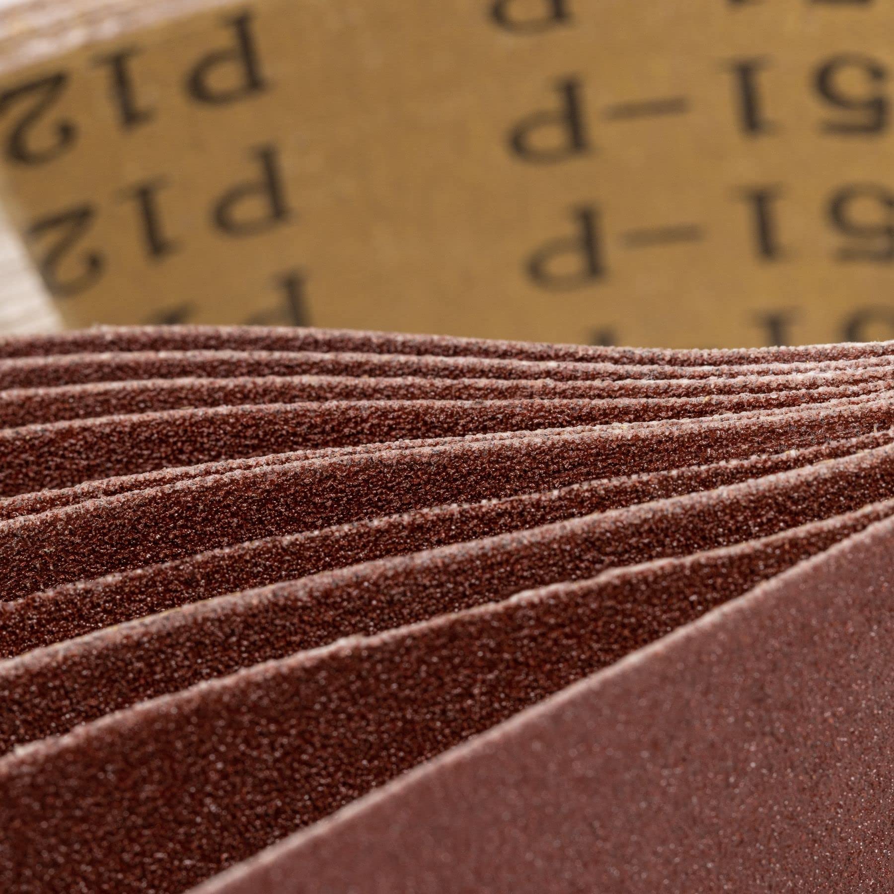 Nastri Abrasivi Tessuto 50x686mm Grana P120 - 10 Pezzi Per Levigatrici - Foto 10