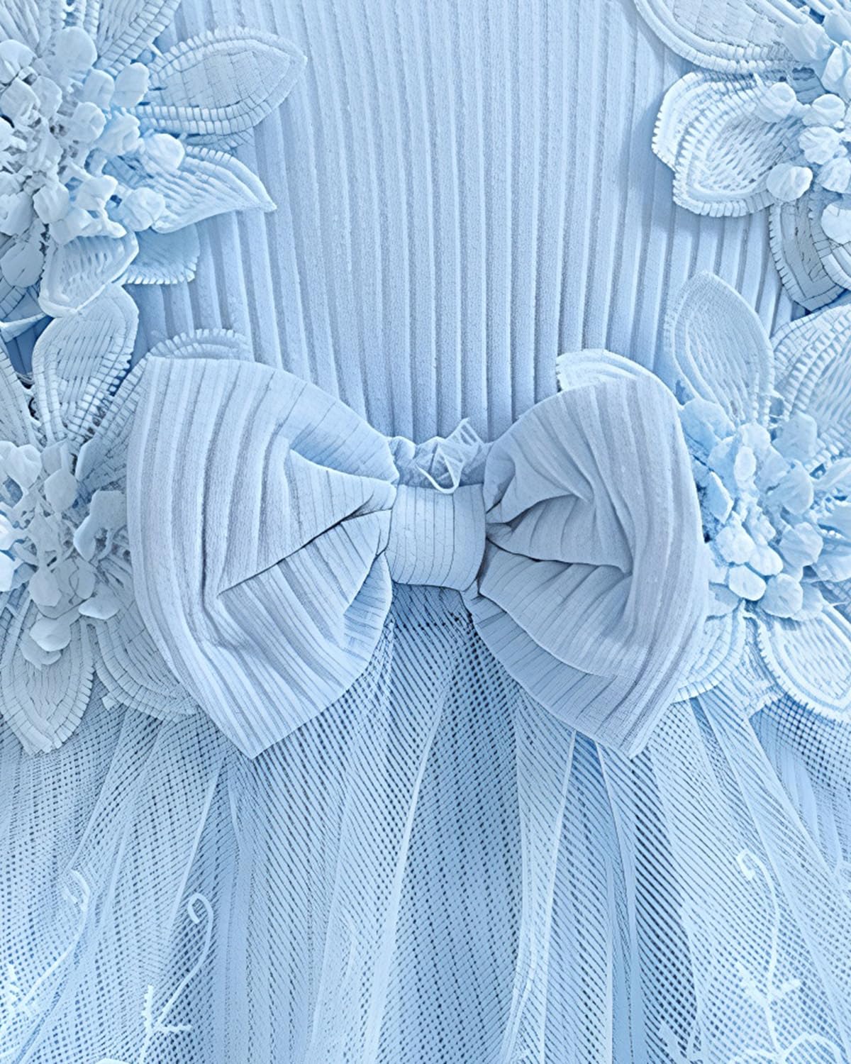 WYTbaby Baby Mädchen Kleid Langarm Neugeborene Babykleidung Rüschen Tüllkleid Prinzessin Tutu Rock für Kleinkind Mädchen 0-12 Monate