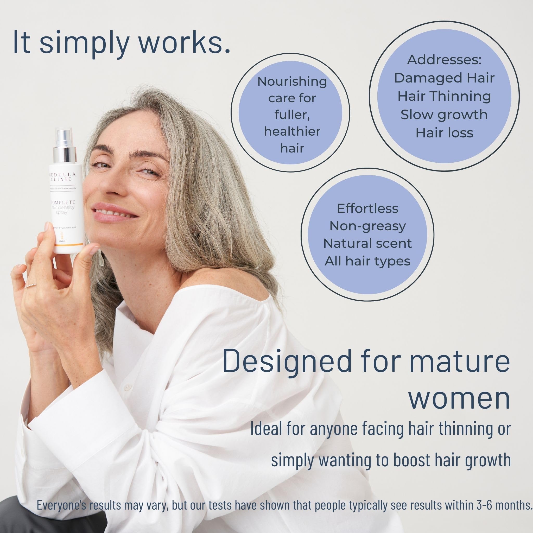 Medulla Clinic Hair Growth Oil Spray – Rosemary Biotin & Caffeine Scalp Serum – Thickening & Regrowth Treatment for Thinning Hair – Natural Non-Greasy Product for Men and Women – 3.4 fl oz