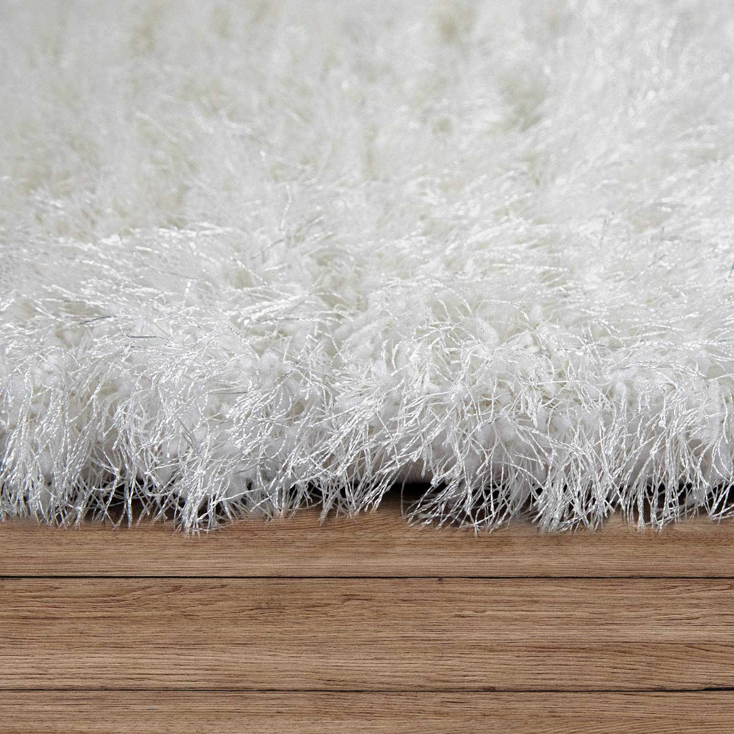 Paco Home Hoogpolig Vloerkleed Woonkamer Shaggy Eenkleurig