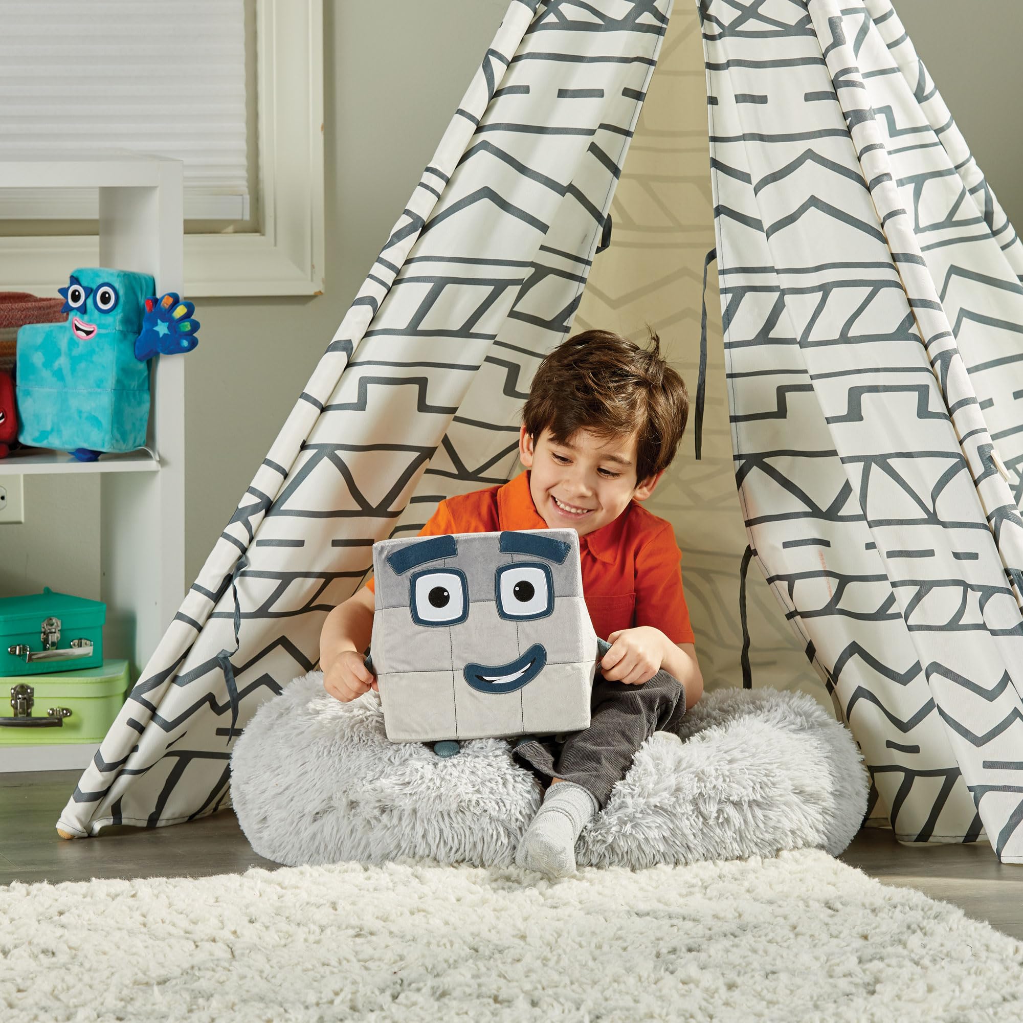 Learning Resources Numberblocks Pluszak Dziewiątka – Edukacyjna Przytulanka, Dzieci 18+ Mies.