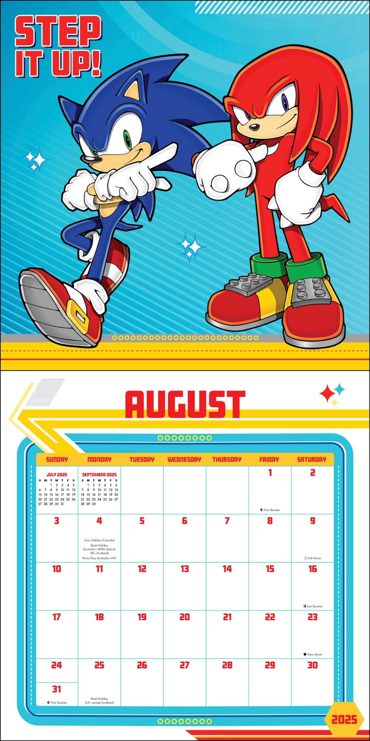 sonic-the-hedgehog-2025-wall-calendar-wall-calendars-amazon-com-au