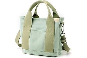Minkars Mini Tote Bag for Women Canvas Crossbody Purse