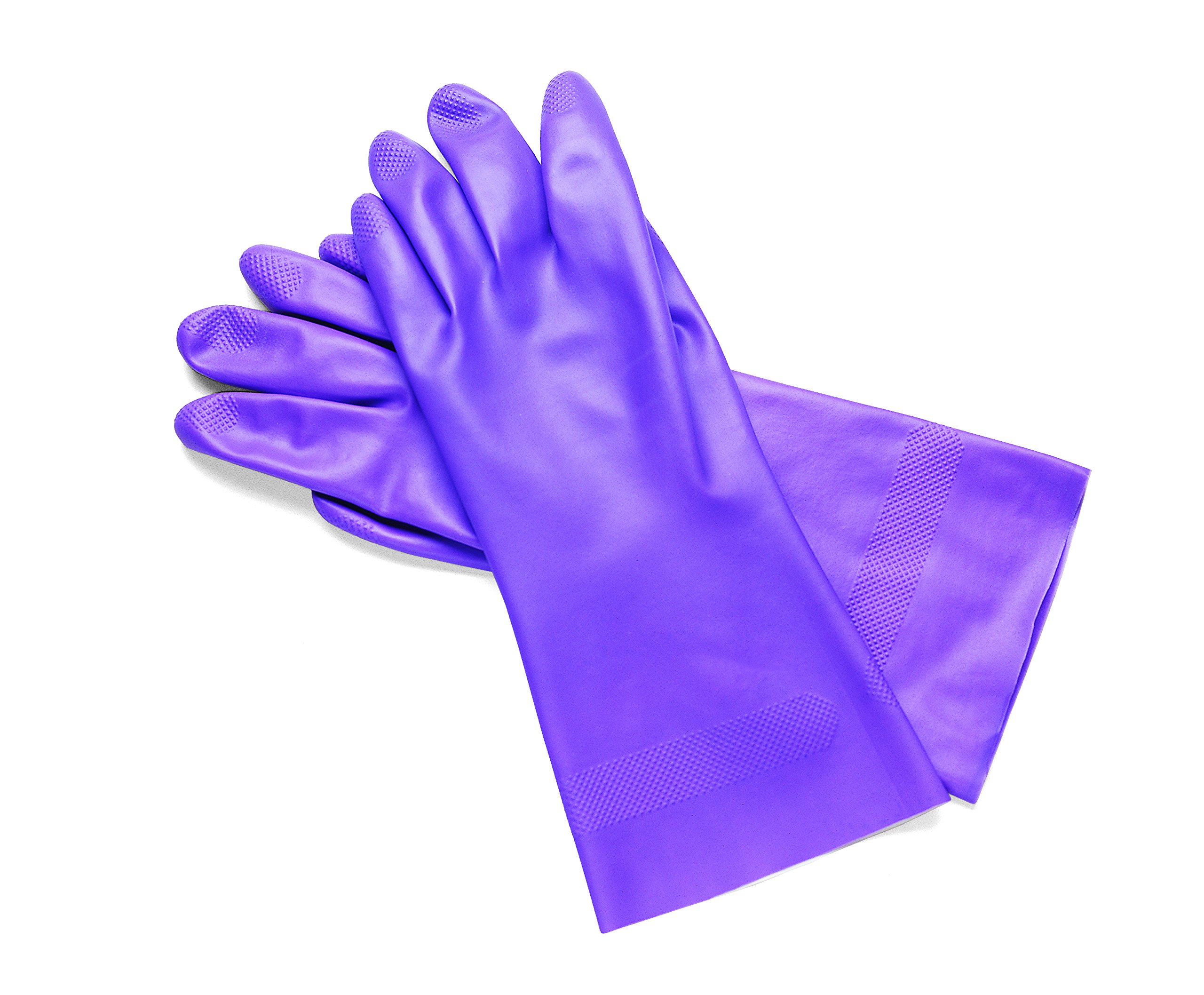 Hu-Friedy 40-060 Nitrile Lilac Utility Gloves, Small (Size 7) : Industrial & Scientific