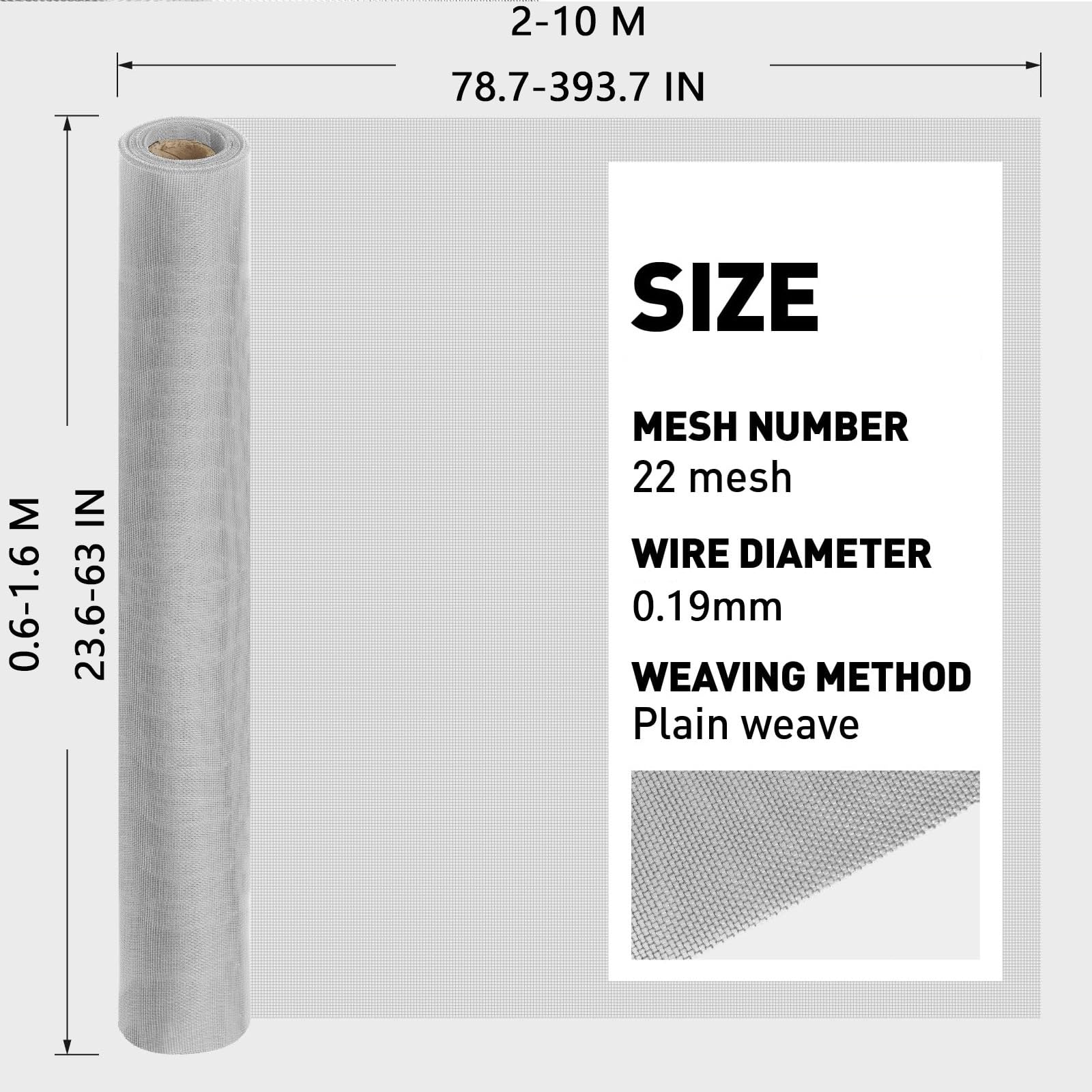 Rete Acciaio Inox Maglia Fine, Rete Maglia Come Protezione Ventilazione
