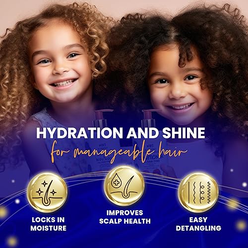 Miniatura 6 de BABY HAIR - Acondicionador de cabello para niños con minerales de arándanos, acondicionador para el cabello sin sulfato, acondicionador para el