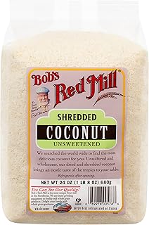 25 High Protein Raw Vegan Recipes Full of Energy 162 Bob's Red Mill Shredded Coconut, Medium Unsweetened , 24 Ounce
