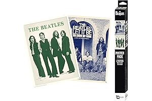 ABYSTYLE The Beatles Boxed Poster Set: Iconic Album Covers for Room Decor