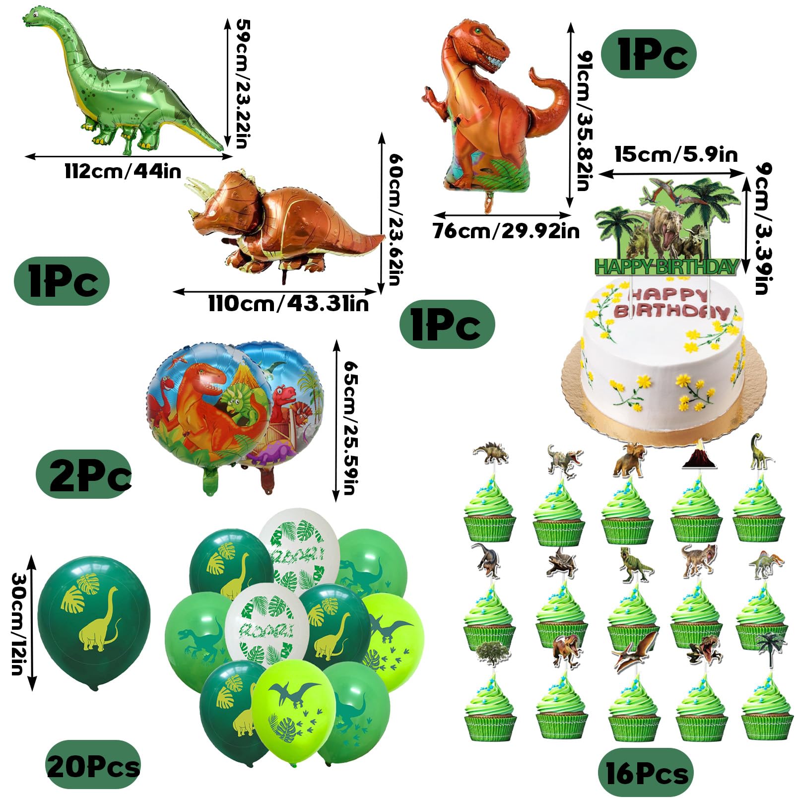 93 Pezzi Dinosauri Stoviglie per Feste di Compleanno，Addobbi Compleanno Dinosauri，Tovaglioli, Tovaglia, Piatti di Carta
