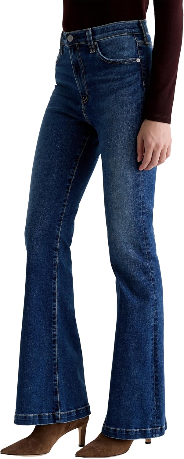 Womens Madi Super High Rise Flare Jean - Image 5