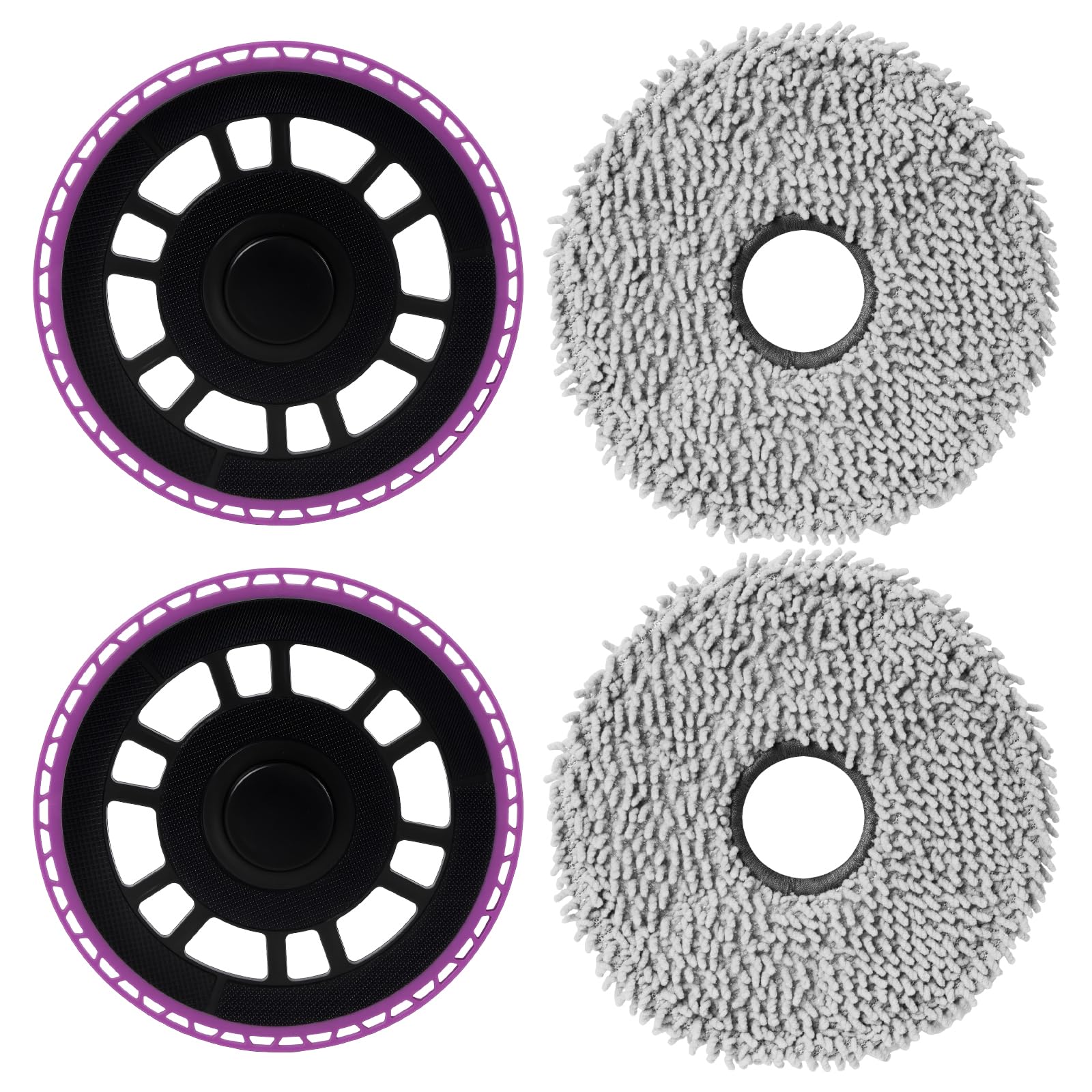 Serpillères avec support de rechange Eureka J15 Evo Ultra disques aspirateur