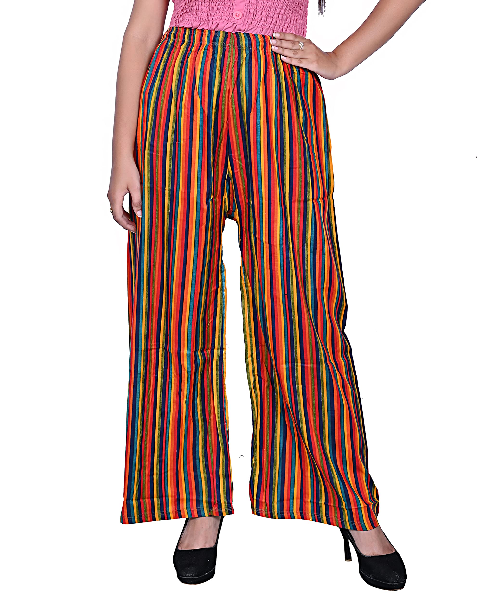tvesa Womens Multicolour Plazzo Pant-picture-47