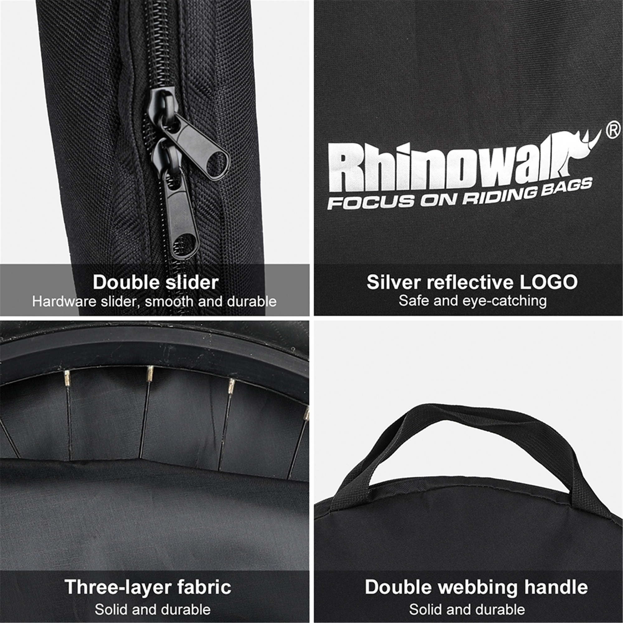 Rhinowalk Sac de transport rembourré doux pour roues de vélo de 26 à 73,7 cm (housse de roue de 73,7 cm)