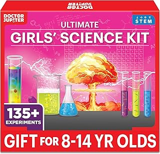 Doctor Jupiter Girls Science Kit for Kids Ages 6-8-10-12 | Birthday Gift Ideas for 6,7,8,9,10,11,12 Year Old Girls | STEM ...