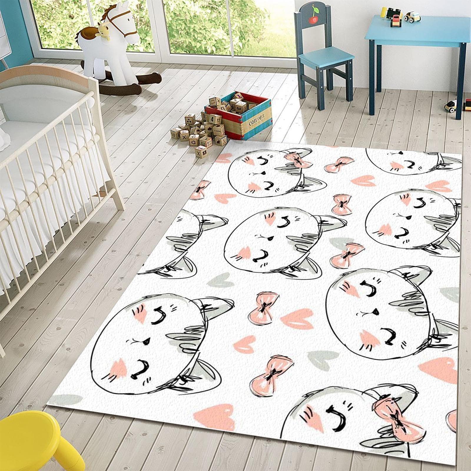 Tapis de jeu lavable et antidérapant grand format pour la cuisine