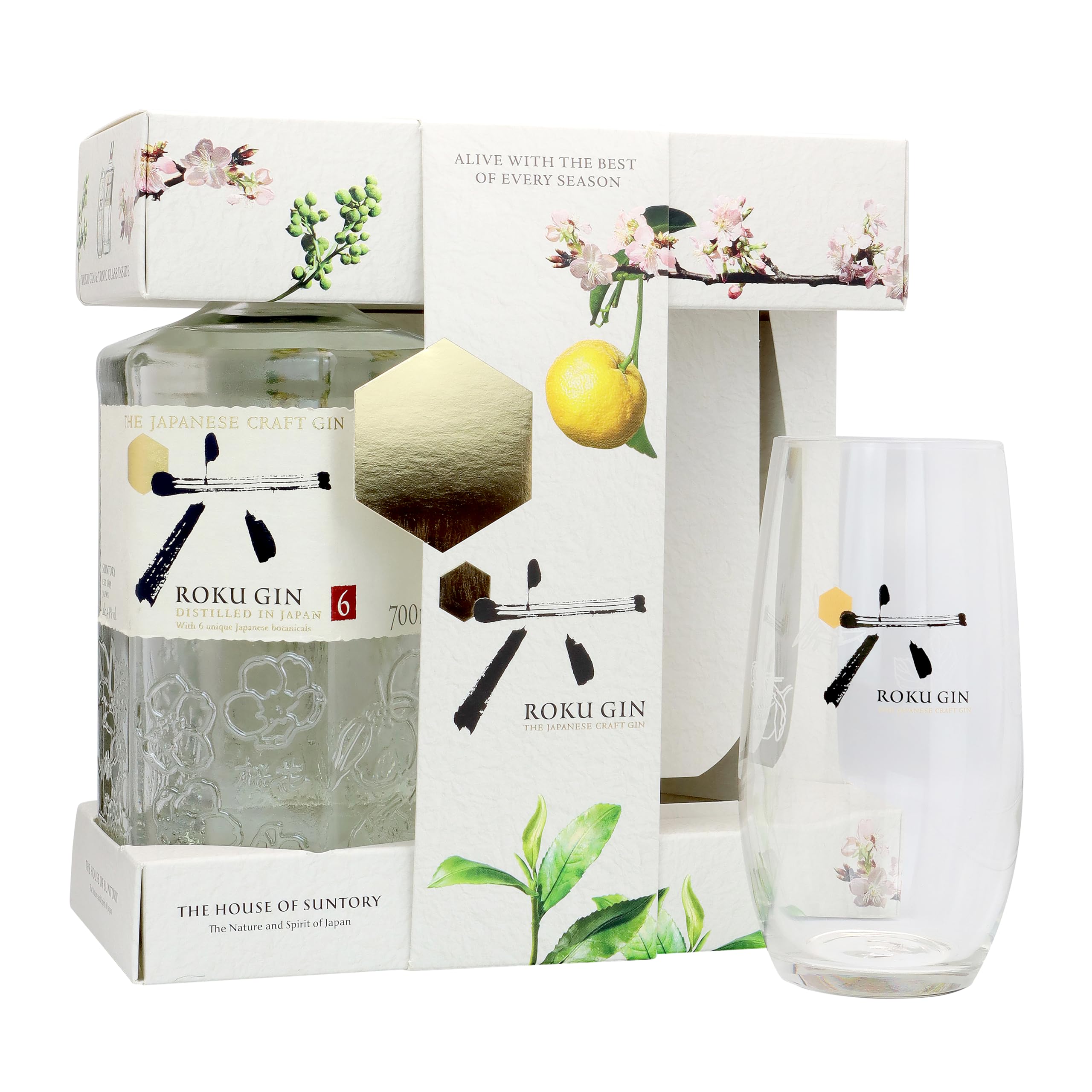 Roku Gin The Japanese Craft Gin 43% Vol. 0,7l