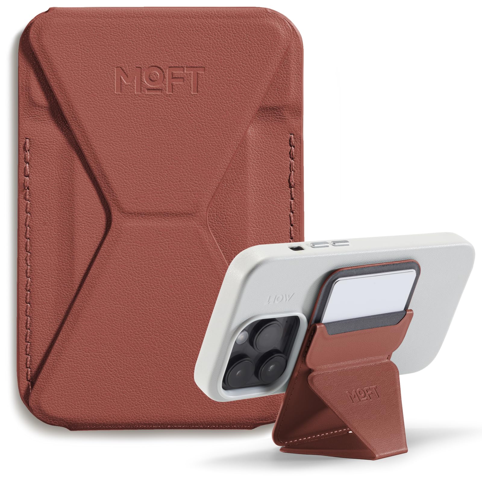 Portefeuille Magnétique MOFT Avec Support Téléphone - 8 Cartes, Protection RFID, Design Minimaliste, Compatible MagSafe
