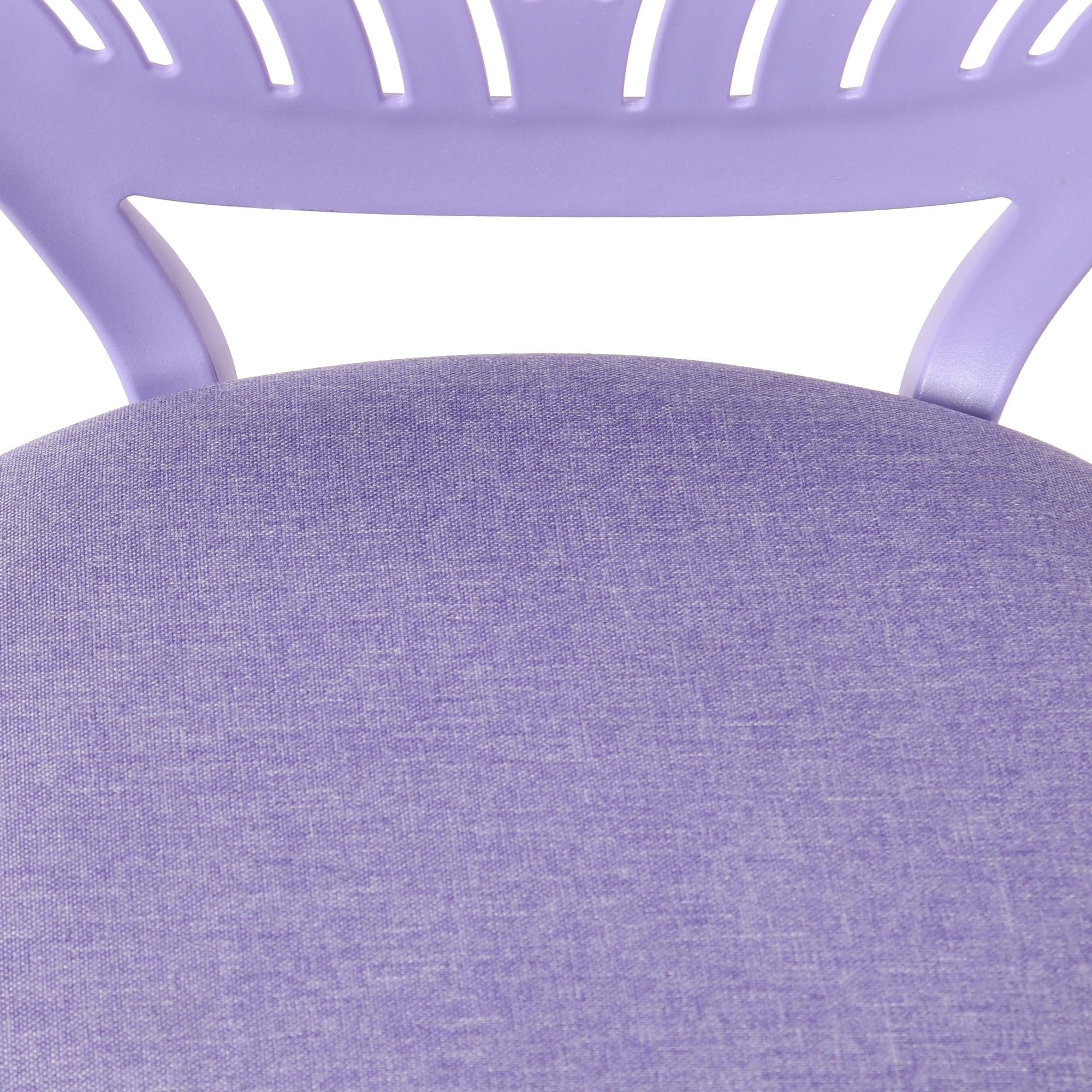 FurnitureR Sedia ergonomica scolastica con schienale in rete traspirante, altezza regolabile, viola morandi