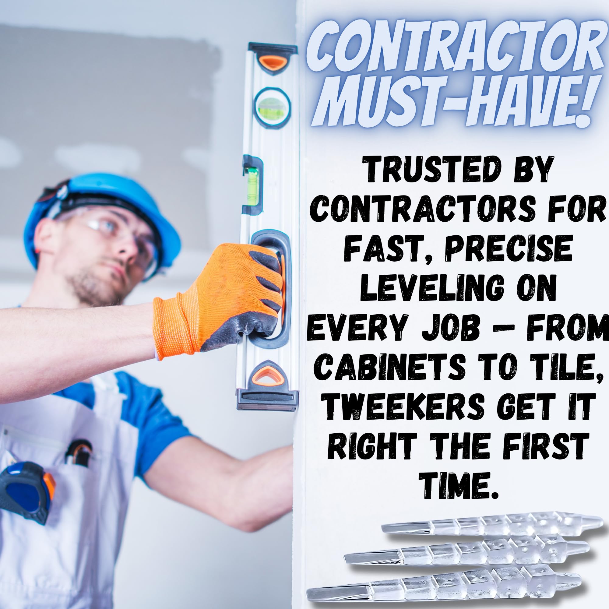 Tweekers: Invisible Leveling Shims - Professional Results -4 Tweekers: Invisible Leveling Shims - Professional Results -4