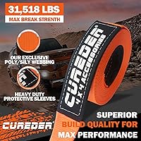 Vista 6 de Kit de recuperación con correa de remolque - Cuerda de 3" x 20 pies (15,930 kg) + grilletes de anillo en D de 3/4" (2 piezas) + Bolsa