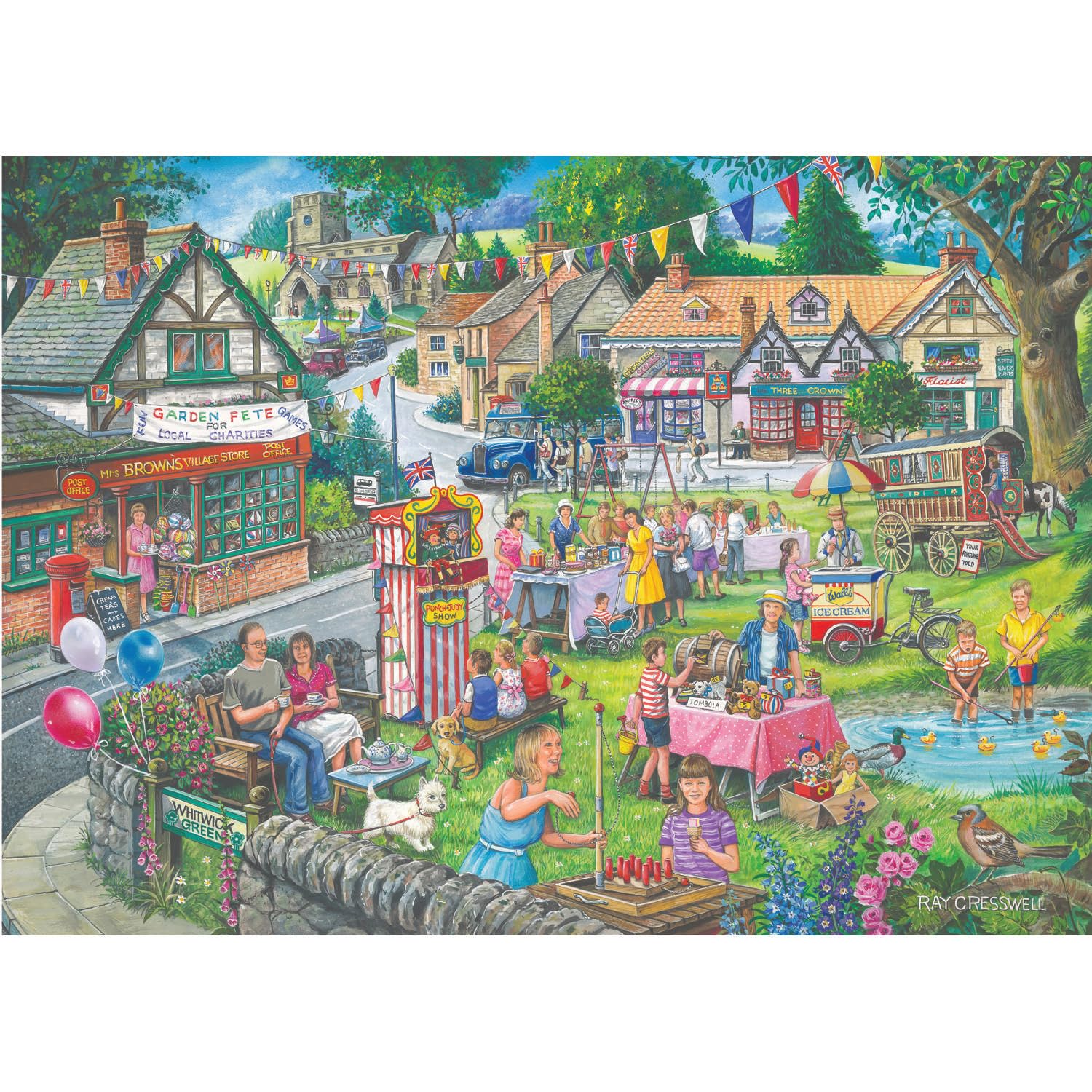 The House of Puzzles Summer Green Jigsaw - 500 Piece Jigsaws for Adults Artist Illustrated, Scenic Landscape, Deluxe Puzzle Gifts - Image 2