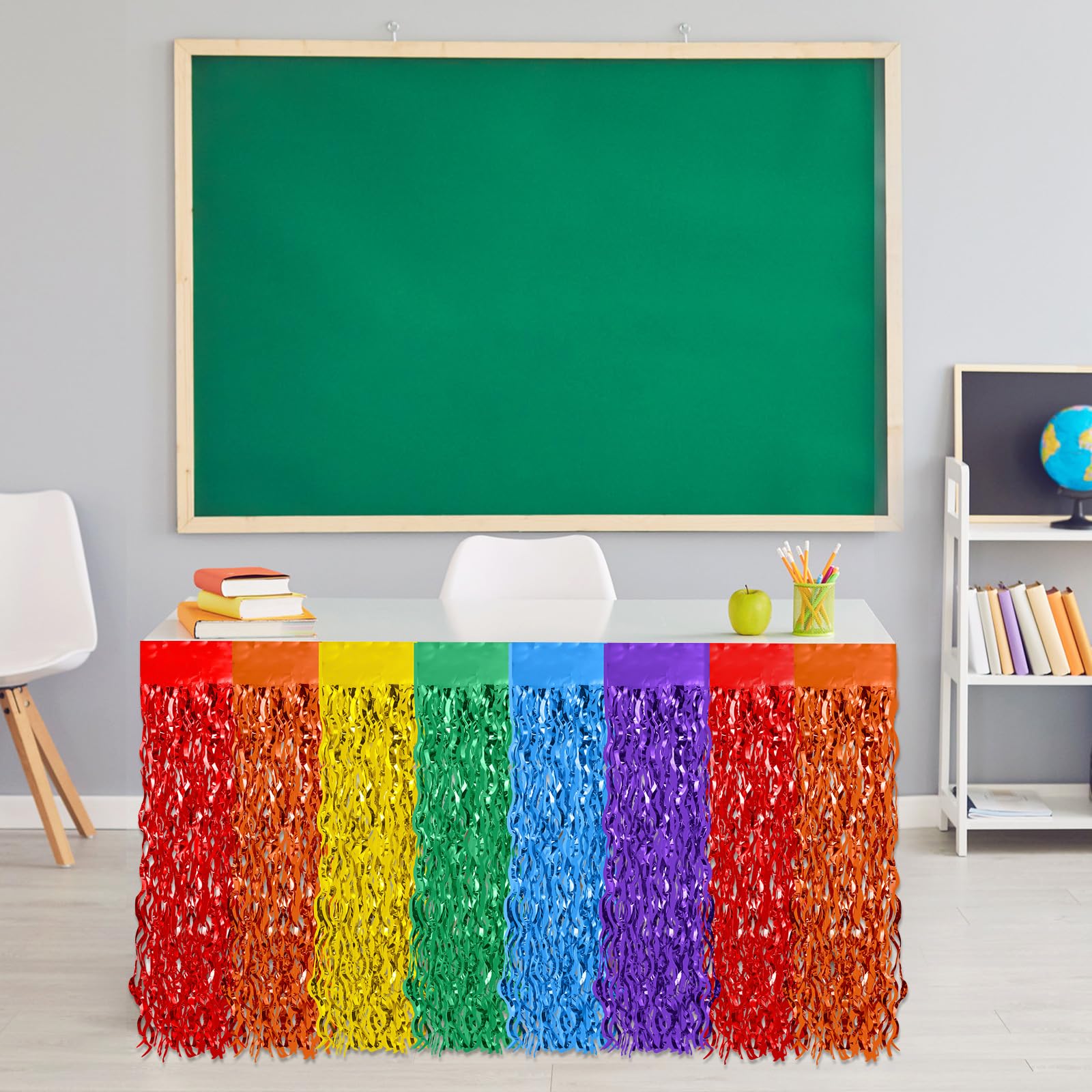 Rideau arc-en-ciel pour salle de classe primaire et maternelle