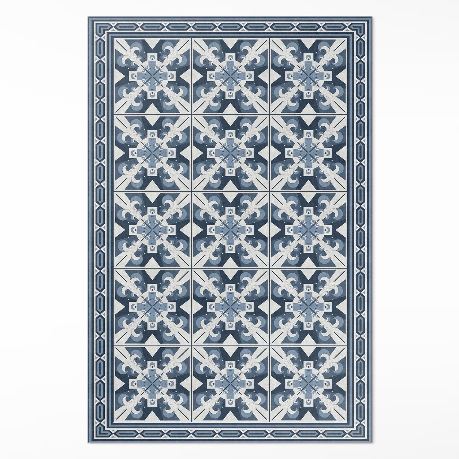 Tapis en vinyle 150x225 cm idéal pour une cuisine ou une chambre