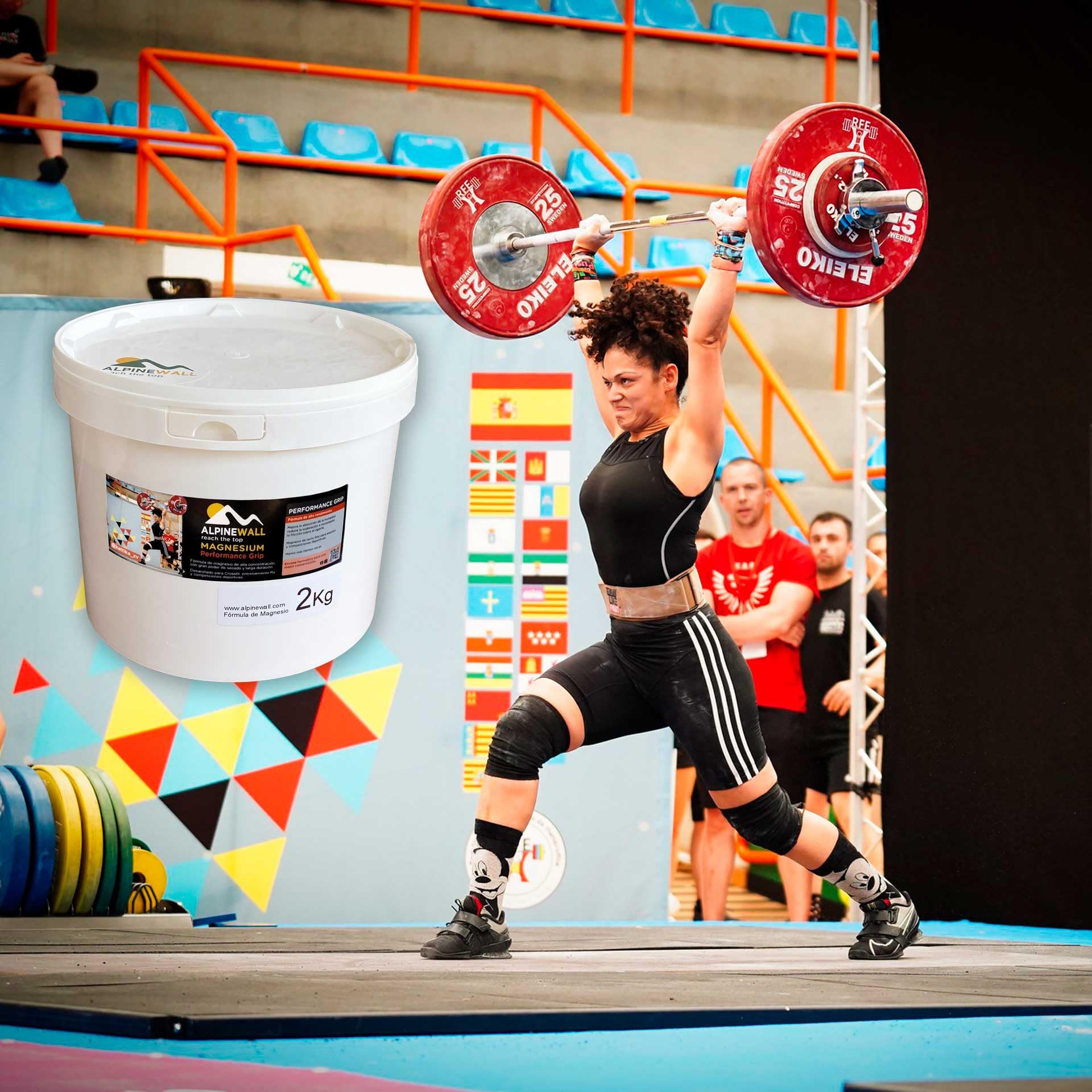 MAGNESIO 2Kg Cross Training Performance Grip+ Fórmula Mejorada de Alto Rendimiento