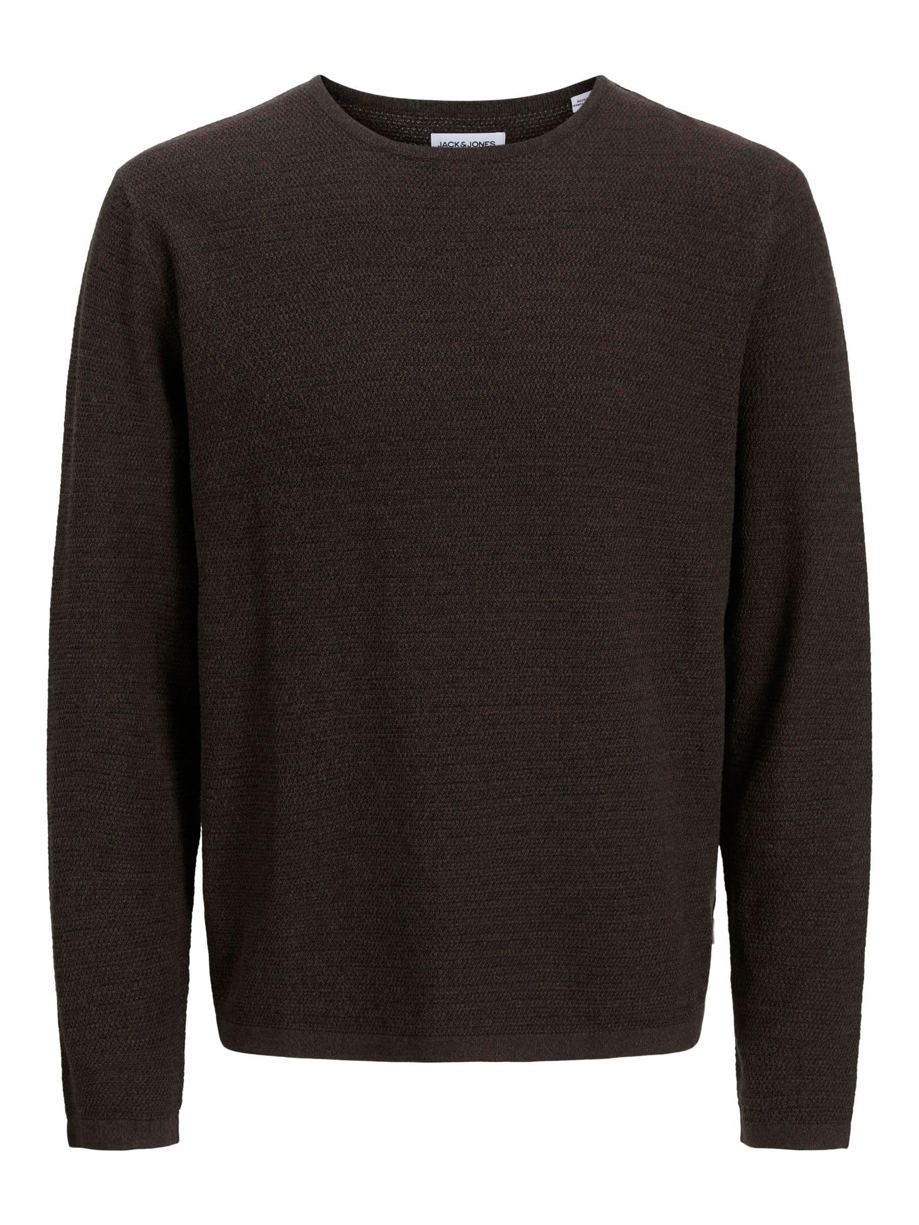JACK & JONES Men's Jjegeorge Knit Crew Neck Noos, Delicioso, M