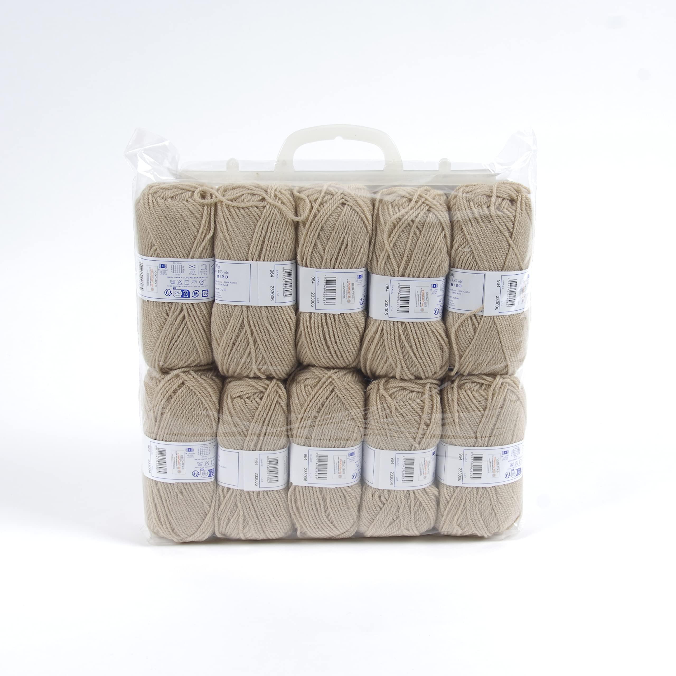 DMC - 10 bollen - Knitty 4 breigaren - inclusief uitleg | aangenaam