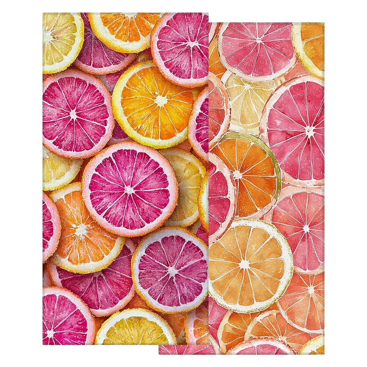 Toalla Playa 80x160 cm, Toalla Gimnasio Microfibra Secado Rapido, Juego de 2 Antiarena Toallas de Playa, Ligera Compacta Toallas Microfibra Grande para Viaje, Regalo Hombre Regalo Mujer (Limón) -4005