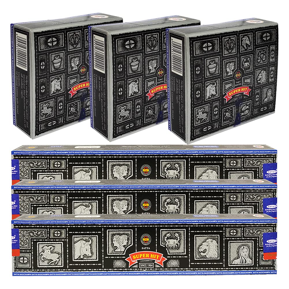 Super Hit Räucherstäbchen und Kegel Räucherstäbchenhalter Sortierpackung Bündel Weihrauchinsenz Insienso