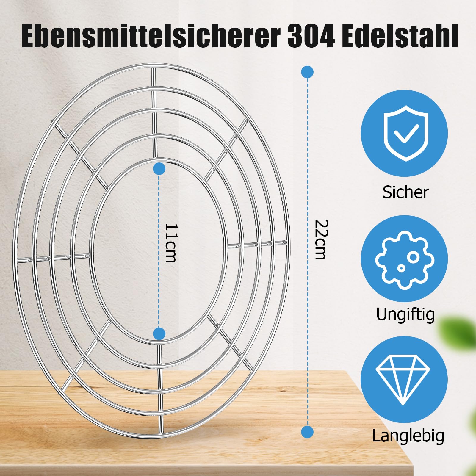 Ecooé Grille De Cuisson (1er Niveau) Compatible Avec Four Omnia