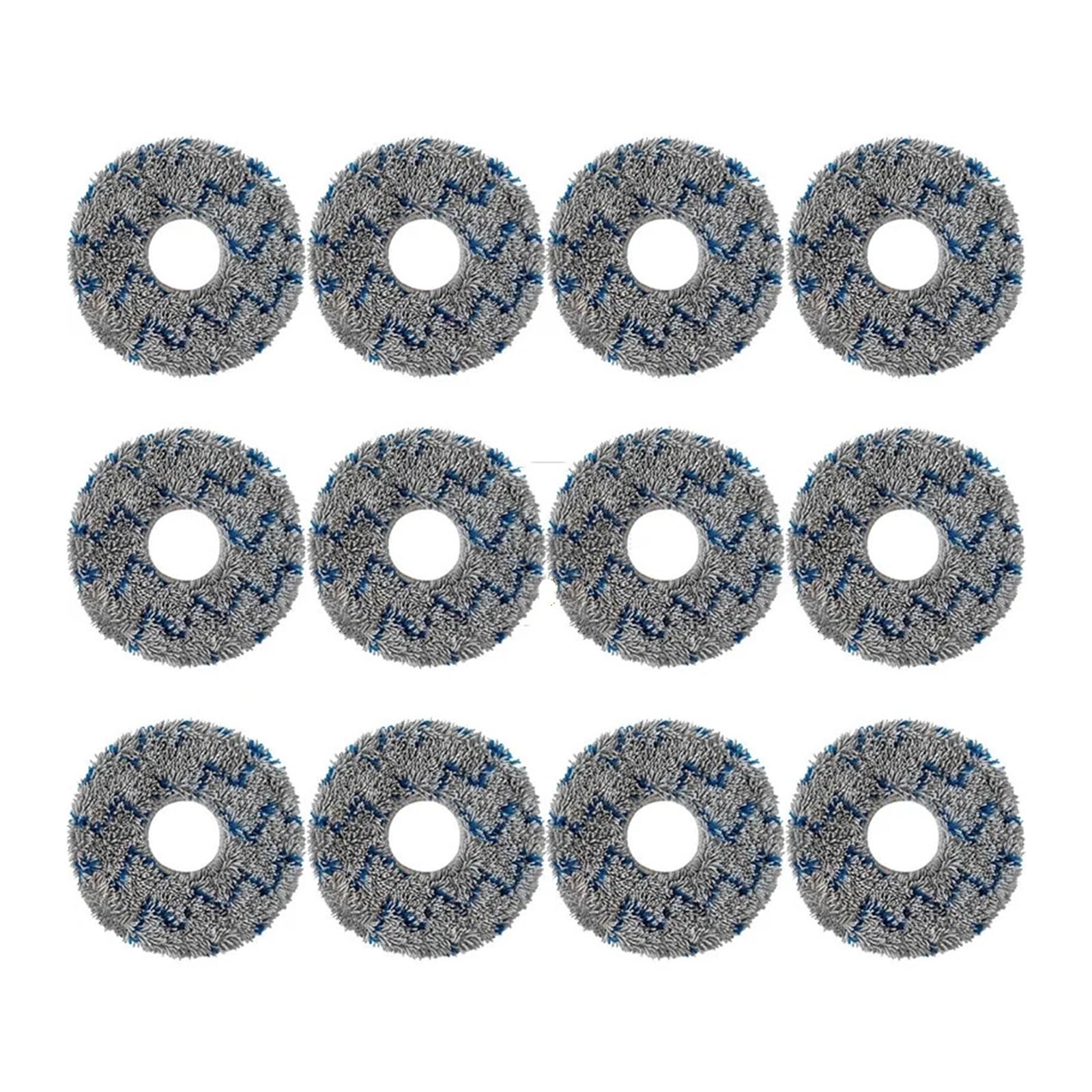 VIXWDRUTY Compatible For Dreame，L10s Ultra / L10s Pro / L10 Ultra Rotary Mop Pads Holder Wipes Rags Vacuum Cleaner Accessories Spare Parts(12pcs A)