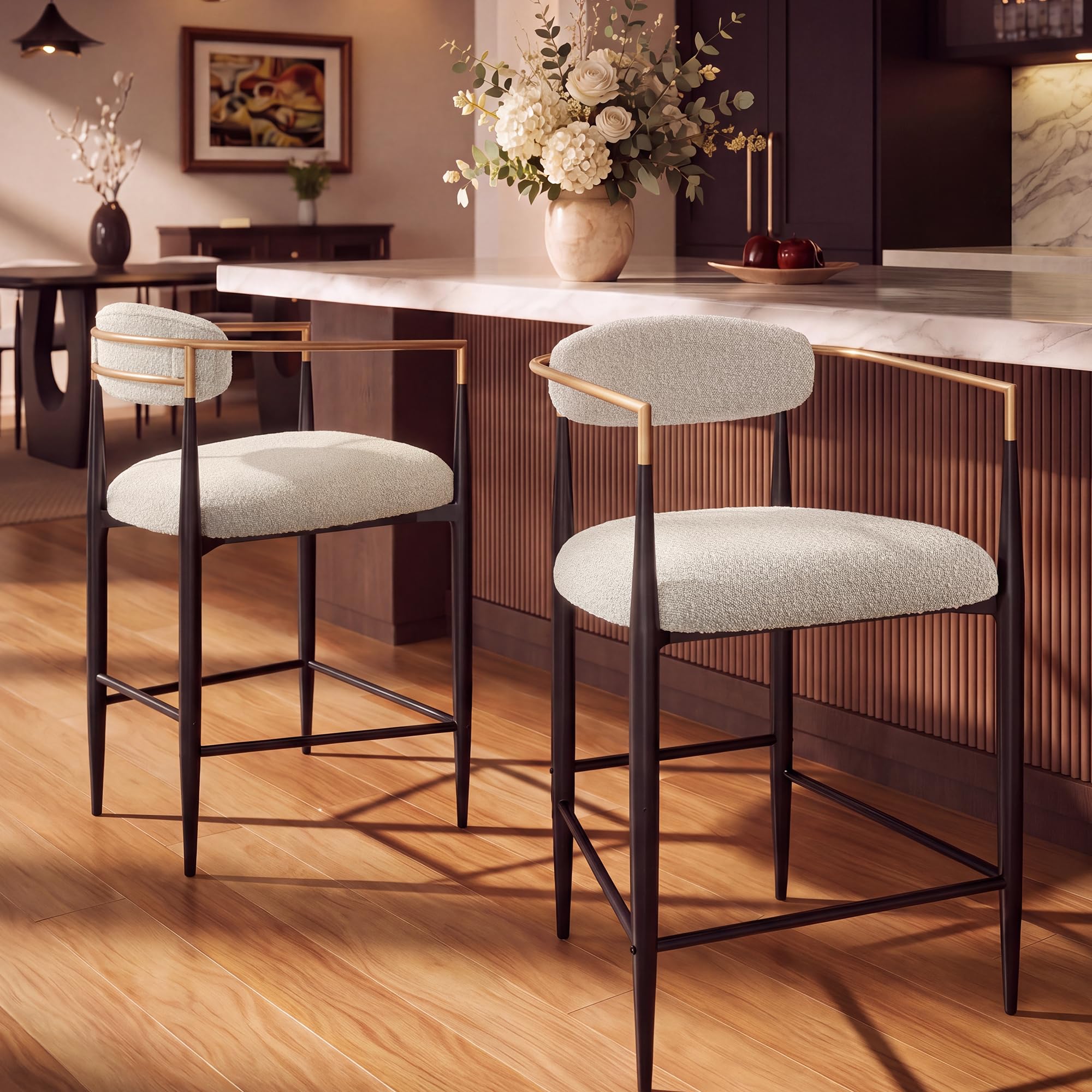 Morden Fort Counter Height Bar Stools Set of 2