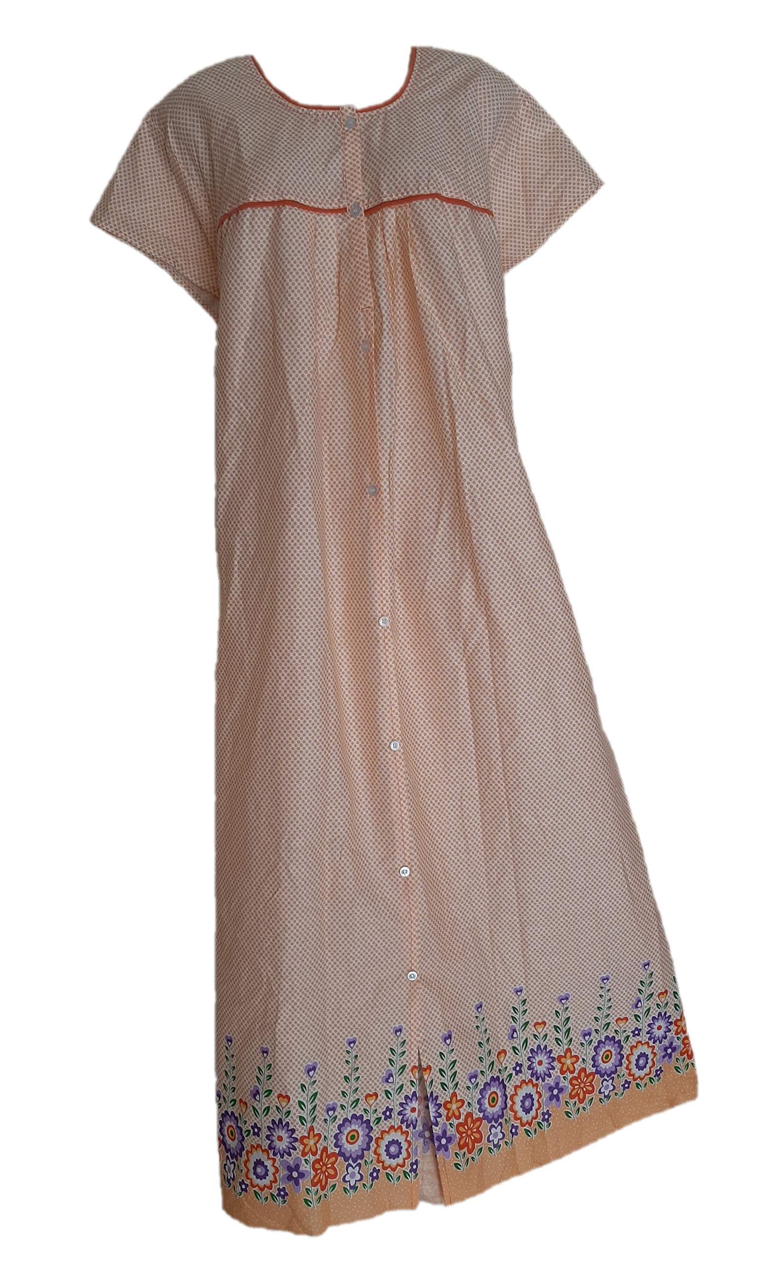 kavya Women's Cotton Printed Maxi Nighty-picture-21