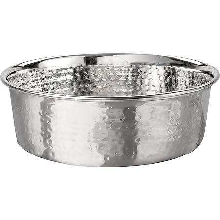 galvanized dog bowl