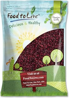 Food to Live Dried Cranberries, 8 Pounds – Raw, Kosher, Vegan, Lightly Sweetened and Coated with Sunflower Oil, Unsulfured, Bulk