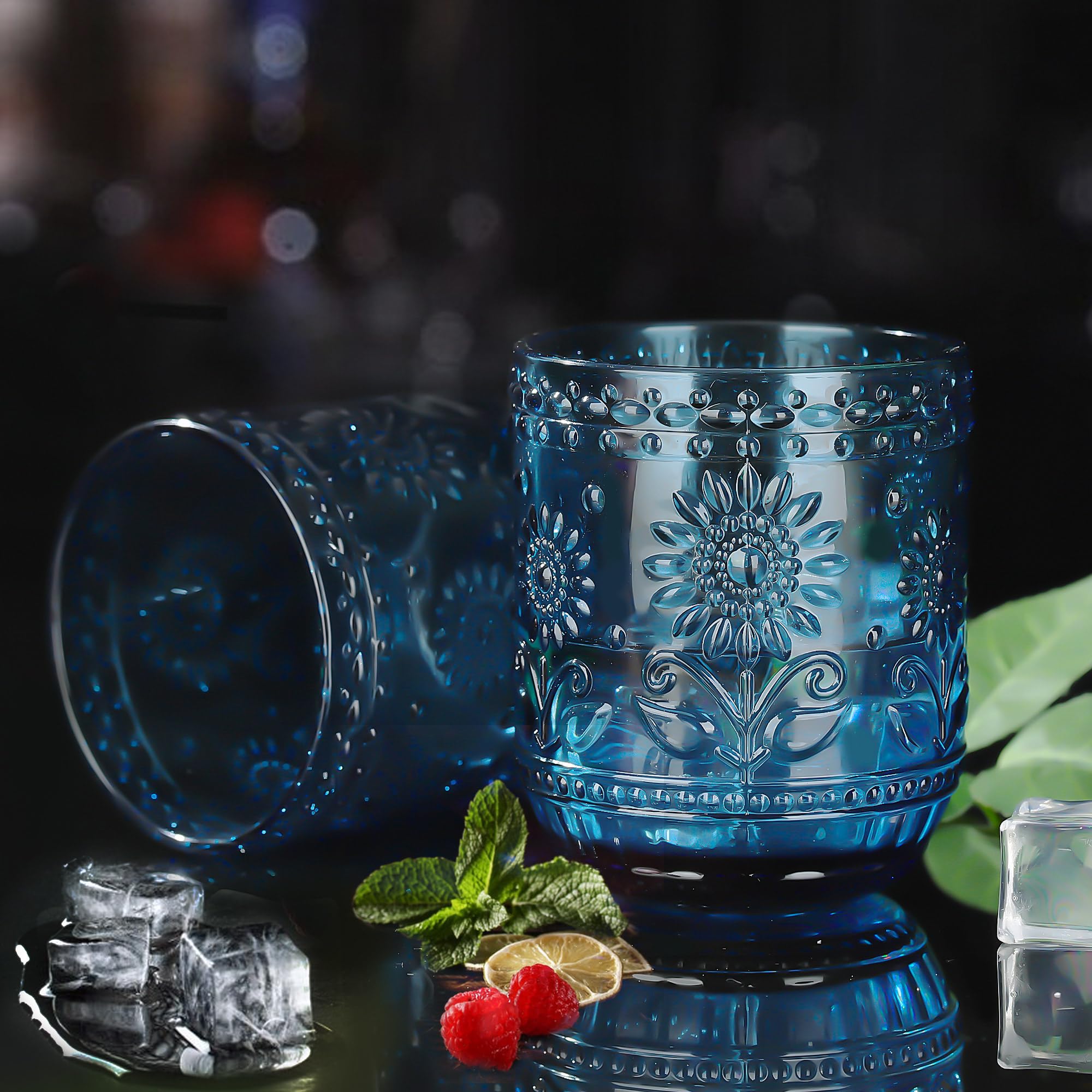 Drinkglazen set - 4 stuks - glas - 360 ml - water glazen - vaatwasser